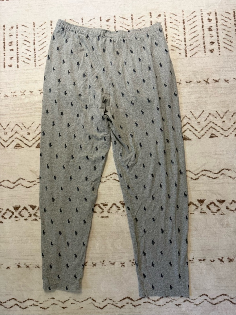Polo Ralph Lauren Mens L Gray Pony Logo Lounge Pajama Pants - Picture 5 of 5